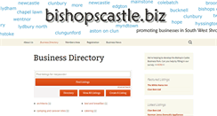 Desktop Screenshot of bishopscastle.biz