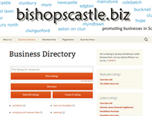 Tablet Screenshot of bishopscastle.biz
